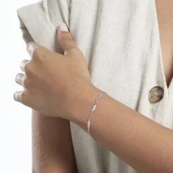Bracelet Violka Argent Blanc