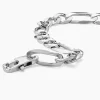 Bracelet Vivian Maille Alternee 1/3 Argent Blanc