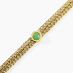 Bracelet Véria Acier Jaune Aventurine