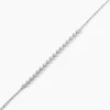 Bracelet Whitney Argent Blanc Oxyde De Zirconium