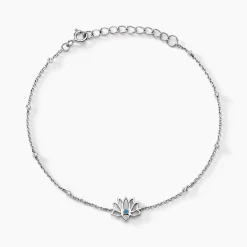 Bracelet Wisteria Argent Blanc Oxyde De Zirconium