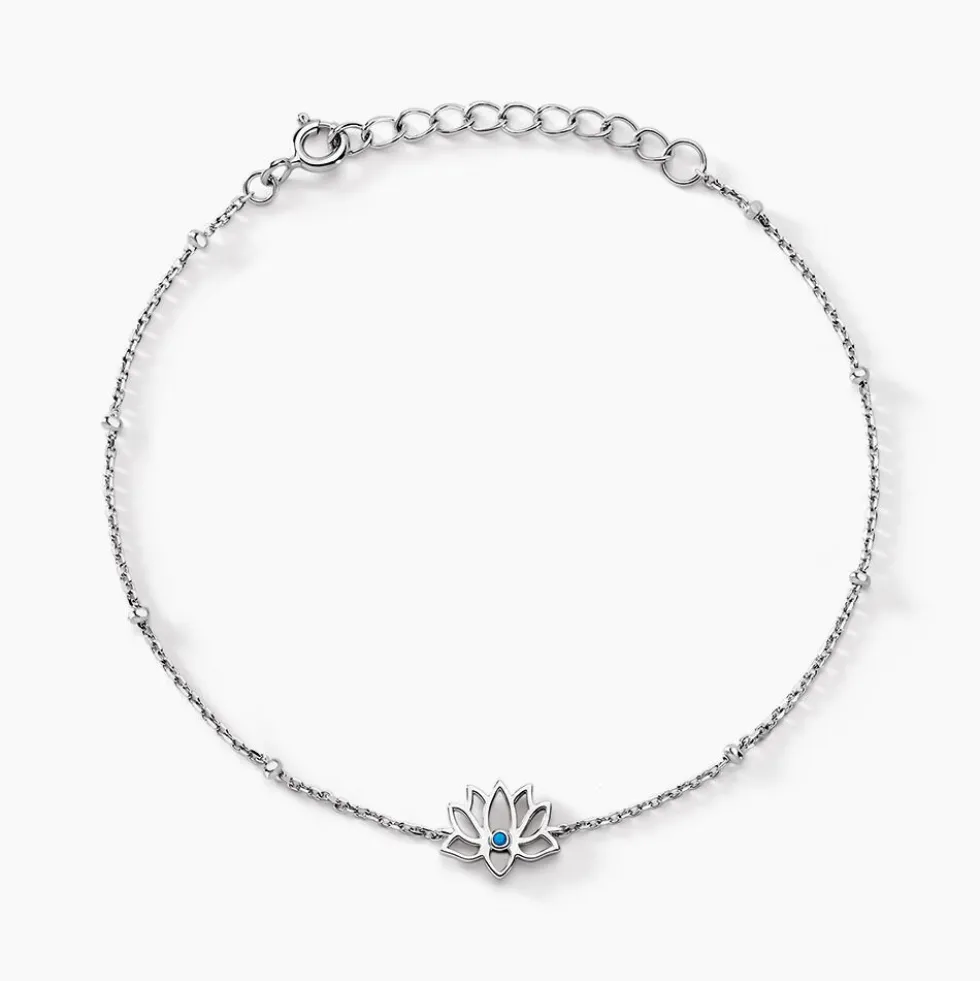 Bracelet Wisteria Argent Blanc Oxyde De Zirconium