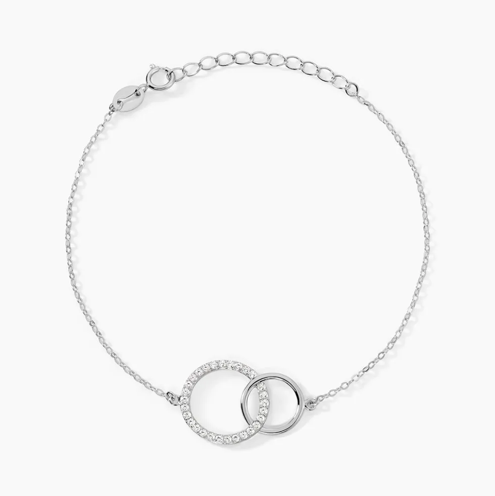 Bracelet Yalaz Argent Blanc Oxyde De Zirconium