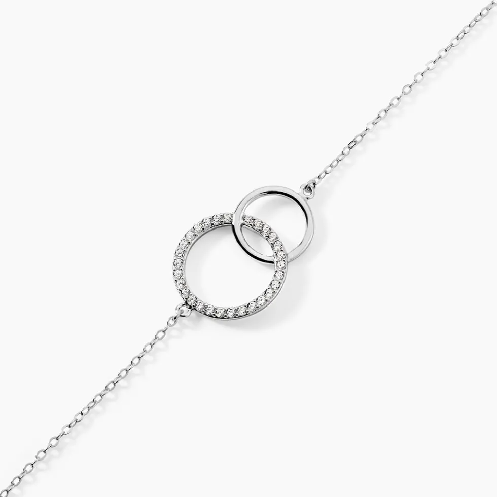 Bracelet Yalaz Argent Blanc Oxyde De Zirconium