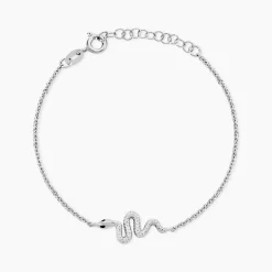 Bracelet Yoshie Argent Blanc