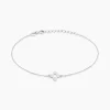 Bracelet Ysalis Argent Blanc