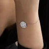 Bracelet Zealie Argent Blanc Nacre