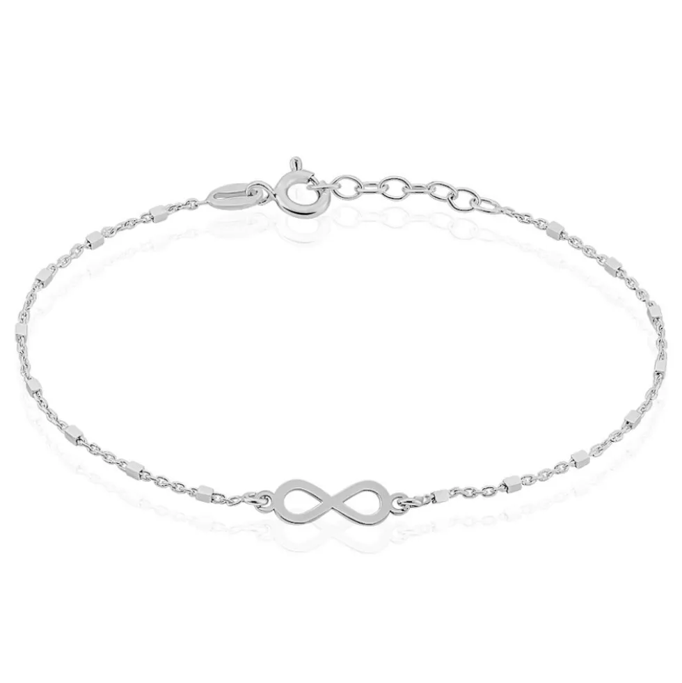 Bracelet Zelee Argent Blanc