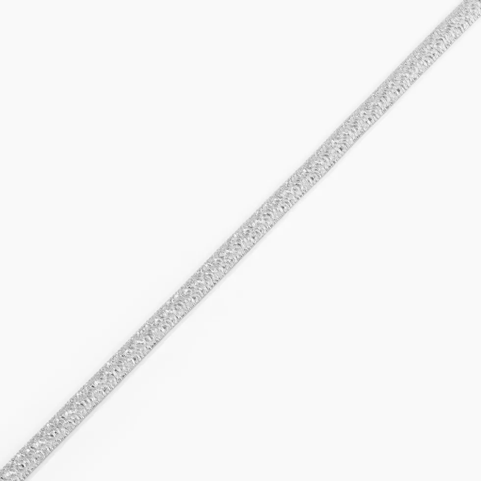 Bracelet Zoubeida Argent Blanc