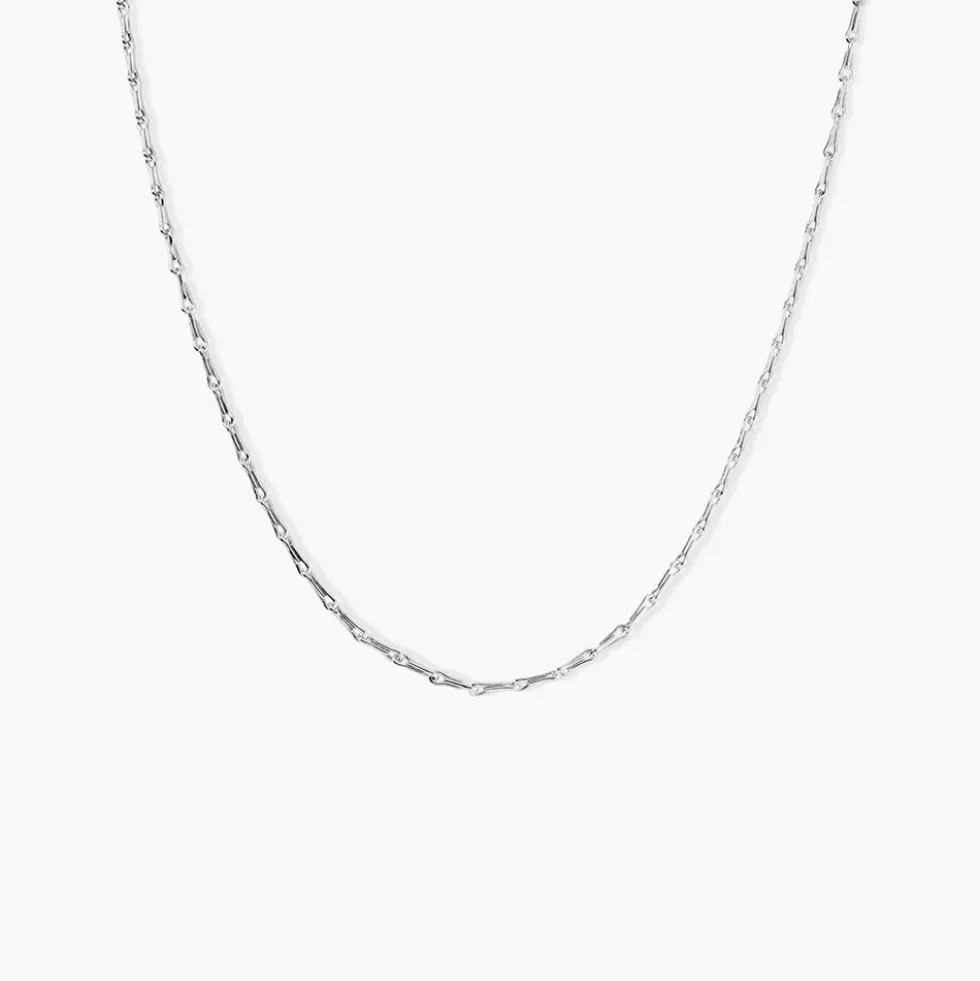 Chaine Ylsa Argent Blanc