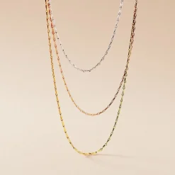 Chaine Ylsa Argent Tricolore