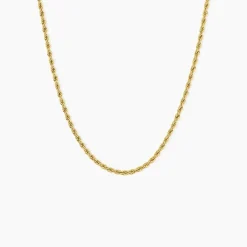 Chaine Ambra Acier Jaune