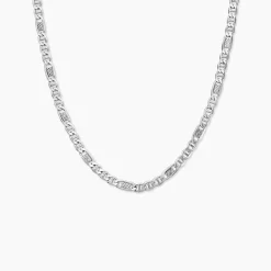 Chaine Jeremi Argent Blanc
