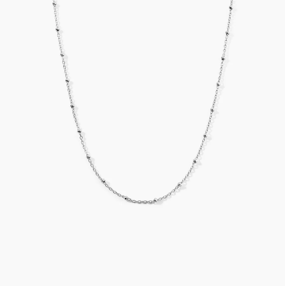 Chaine Kathi Argent Blanc