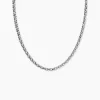 Chaine Nahila Argent Blanc