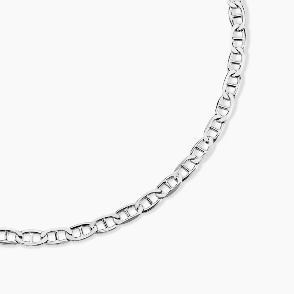 Chaine Piato Argent Blanc