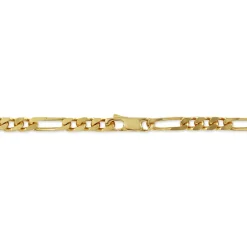 Chaîne Bixente Maille Alternee 1/3 Plaqué Or Jaune