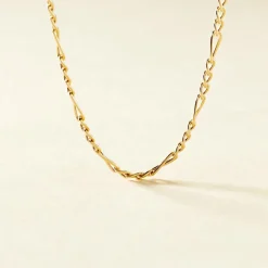 Chaîne Cameo Maille Alternee 1/3 Or Jaune