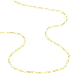 Chaîne Cameo Maille Alternee 1/3 Or Jaune