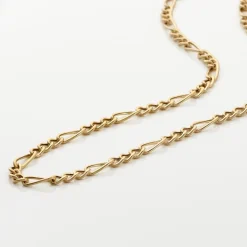 Chaîne Cameo Maille Alternee 1/3 Or Jaune