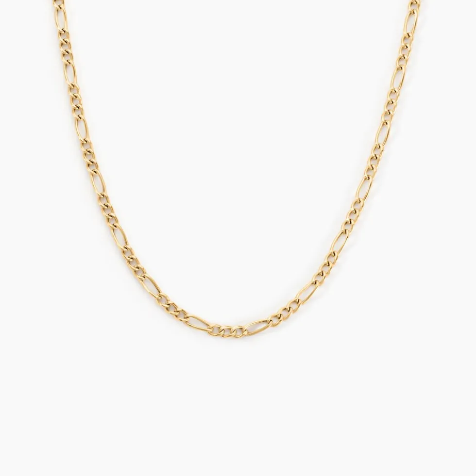 Chaîne Cameo Maille Alternee 1/3 Or Jaune