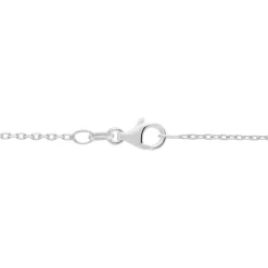 Chaîne Claudine Argent Blanc