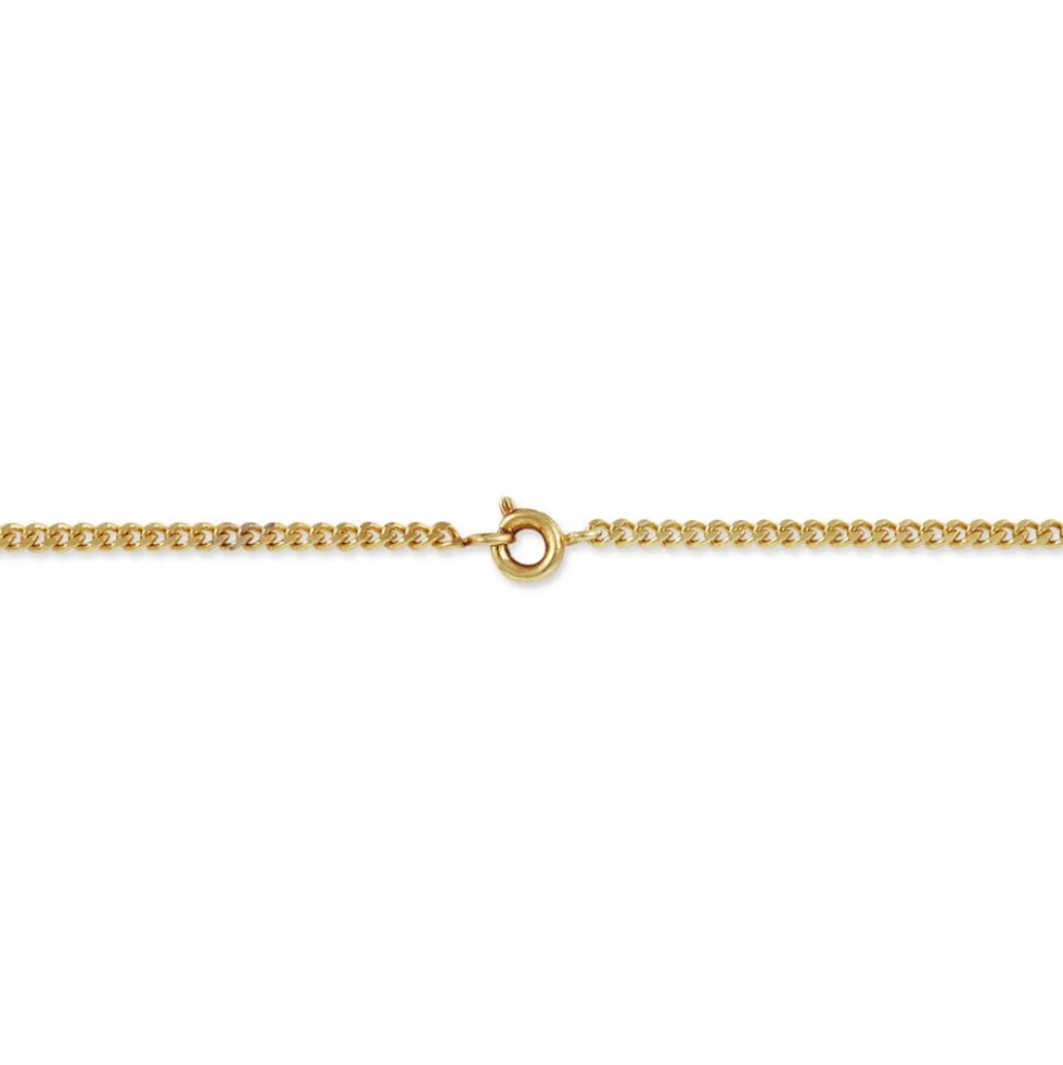 Chaîne Clement Maille Gourmette Plaqué Or Jaune