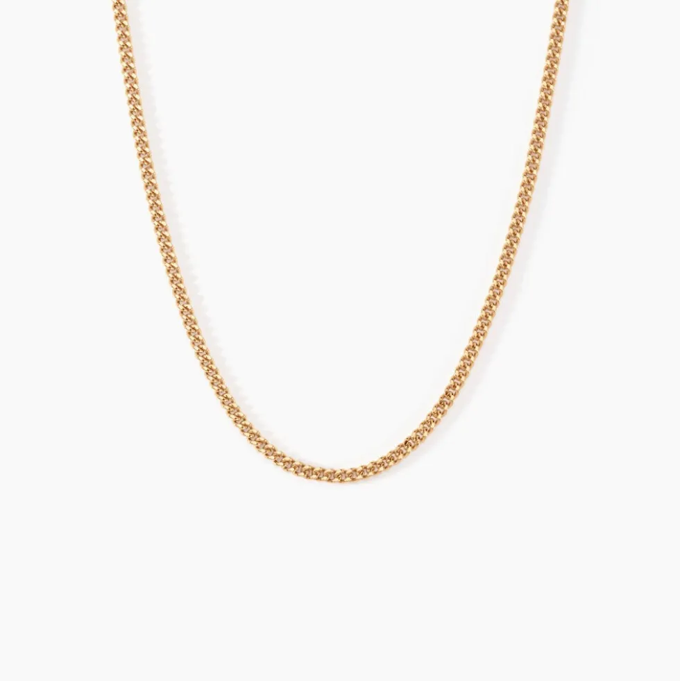 Chaîne Clement Maille Gourmette Plaqué Or Jaune