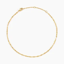 Chaîne De Cheville Athena Acier Jaune