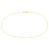 Chaîne De Cheville Maille Forçat Or Jaune