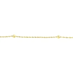 Chaîne De Cheville Zahia Or Jaune