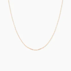 Chaîne Igoa Maille Forçat Diamantee Or Rose
