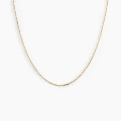 Chaîne Igoa Maille Forçat Diamantee Or Jaune