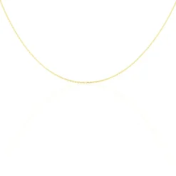 Chaîne Igoa Maille Forçat Diamantee Or Jaune