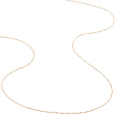 Chaîne Igoa Maille Forçat Diamantee Or Rose