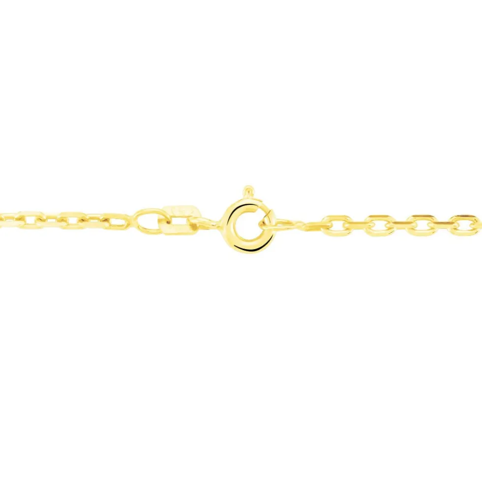 Chaîne Igoa Maille Forçat Diamantee Or Jaune