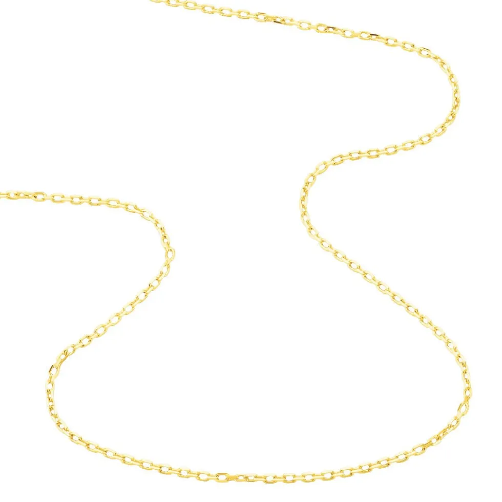 Chaîne Igoa Maille Forçat Diamantee Or Jaune