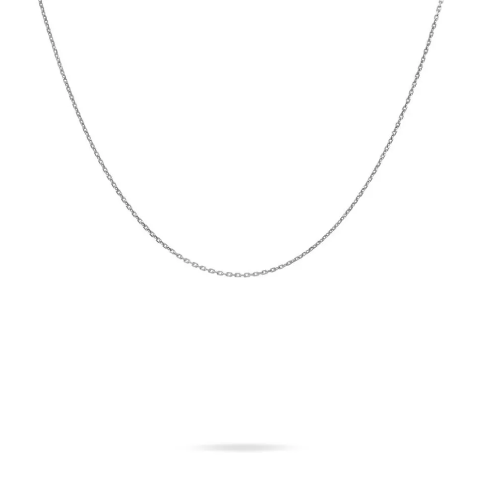 Chaîne Igoa Maille Forçat Diamantee Or Blanc