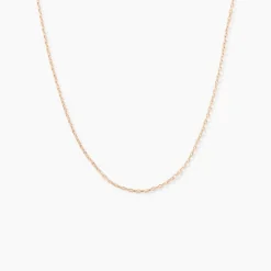 Chaîne Igoa Maille Forçat Diamantee Or Rose