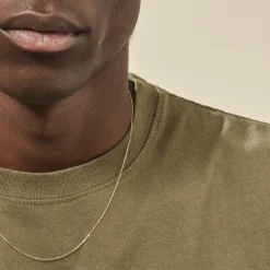 Chaîne Igoa Maille Forçat Diamantee Or Jaune