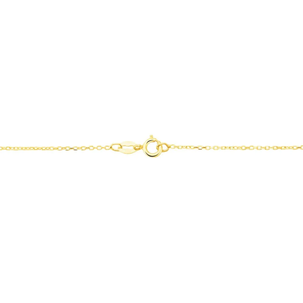 Chaîne Igoa Maille Forçat Diamantee Or Jaune