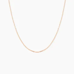 Chaîne Igoa Maille Forçat Diamantee Or Rose