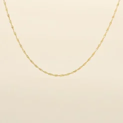 Chaîne Imanie Maille Singapour Or Jaune