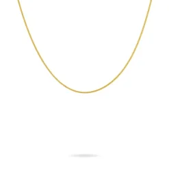 Chaîne Ixia Maille Gourmette Diamantee Or Jaune