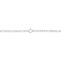Chaîne Judicaelle Maille Alternée 1/3 Or Blanc