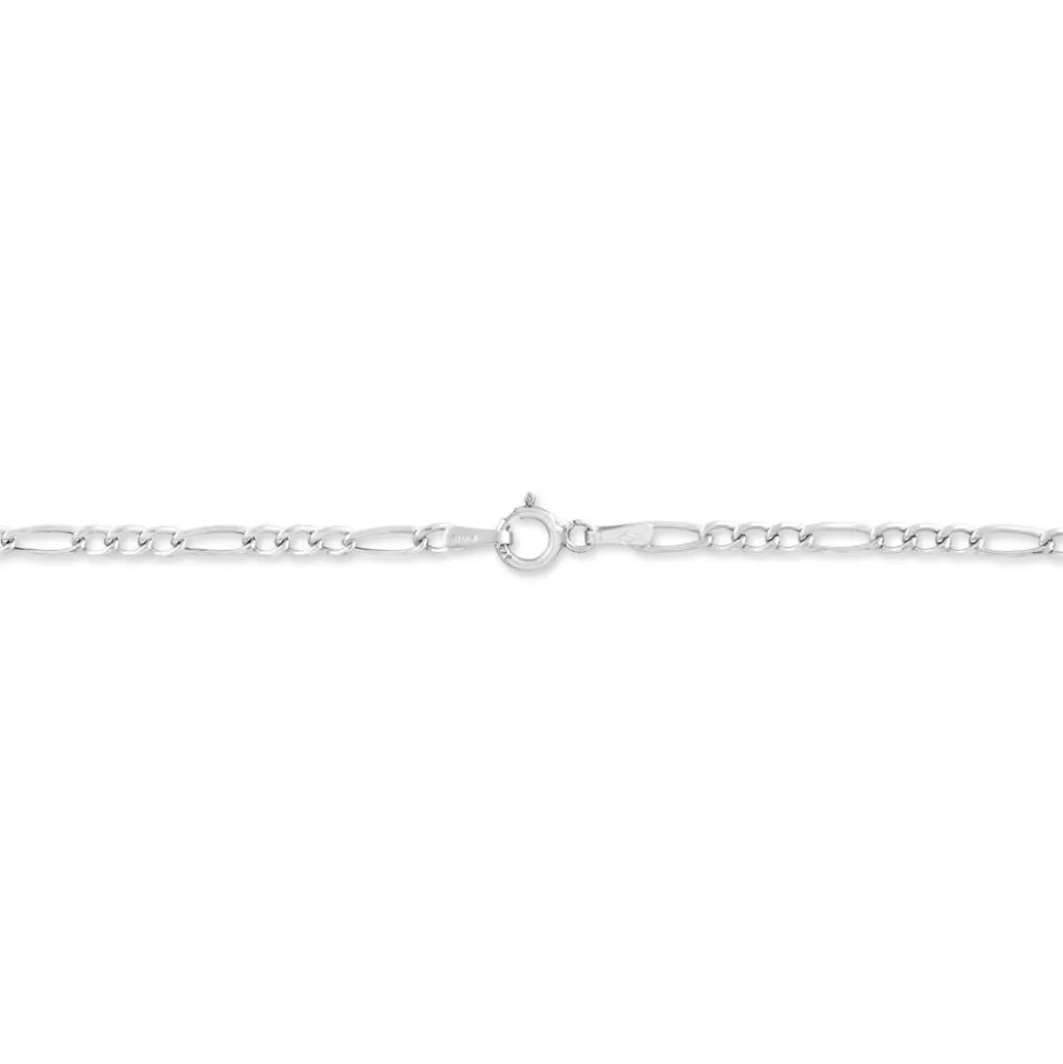 Chaîne Judicaelle Maille Alternée 1/3 Or Blanc