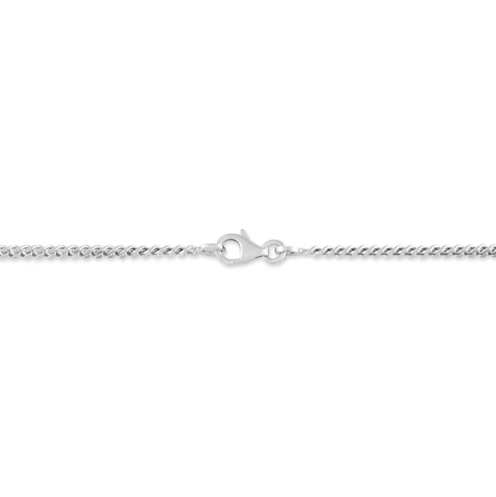 Chaîne Nairi Maille Gourmette Argent Blanc