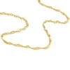 Chaîne Abbygail Maille Singapour Or Jaune