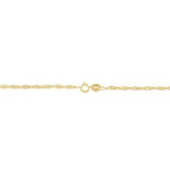 Chaîne Abbygail Maille Singapour Or Jaune