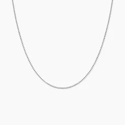 Chaîne Alyze Argent Blanc